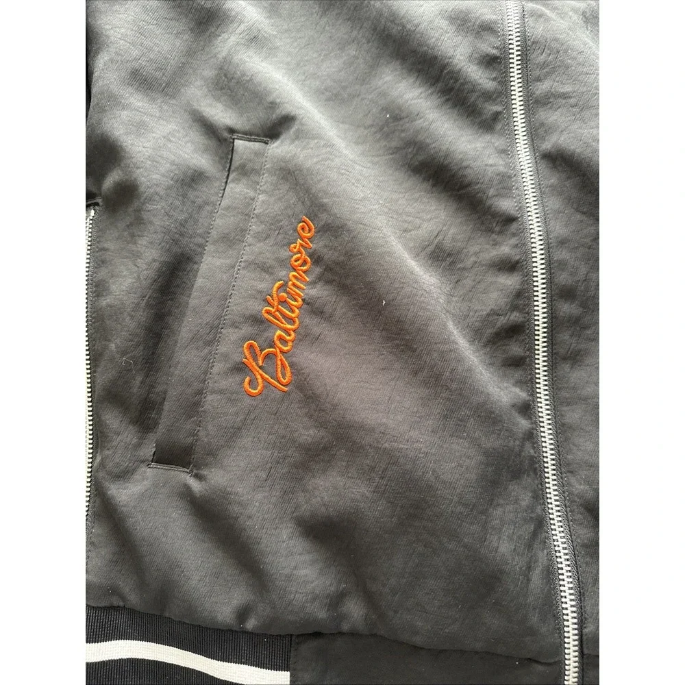Baltimore Orioles MLB Authentic City Connect Nike Dugout Jacket Mens Small $179